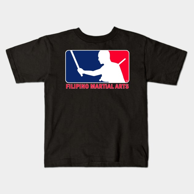 Filipino Martial Arts Kids T-Shirt by jasonyerface